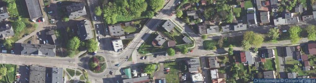 Zdjęcie satelitarne Wiejska ul.