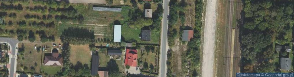 Zdjęcie satelitarne Wiejska ul.