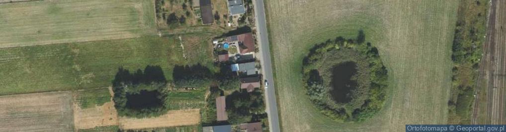 Zdjęcie satelitarne Wiejska ul.