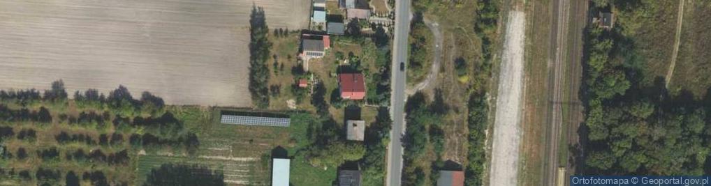Zdjęcie satelitarne Wiejska ul.