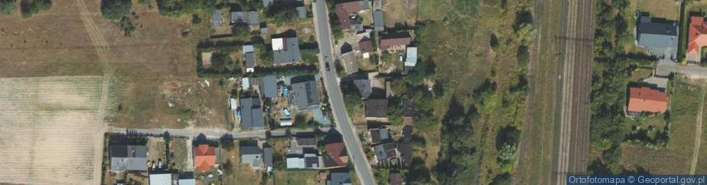 Zdjęcie satelitarne Wiejska ul.