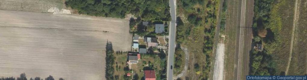 Zdjęcie satelitarne Wiejska ul.