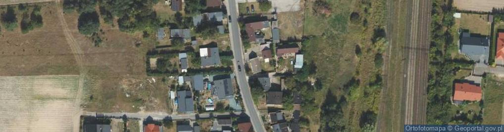 Zdjęcie satelitarne Wiejska ul.