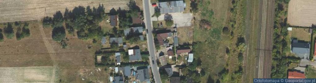Zdjęcie satelitarne Wiejska ul.