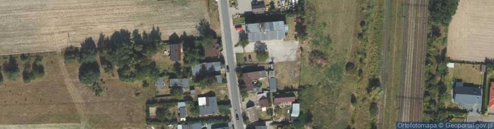 Zdjęcie satelitarne Wiejska ul.