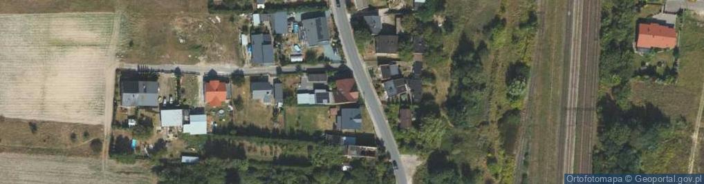 Zdjęcie satelitarne Wiejska ul.