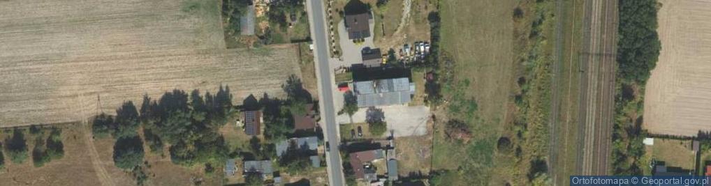 Zdjęcie satelitarne Wiejska ul.
