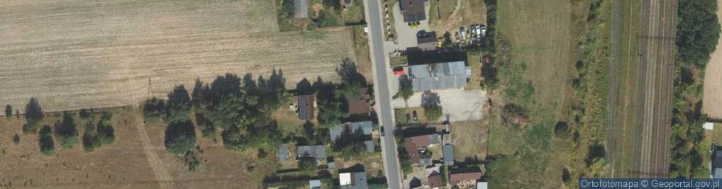 Zdjęcie satelitarne Wiejska ul.