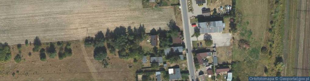 Zdjęcie satelitarne Wiejska ul.