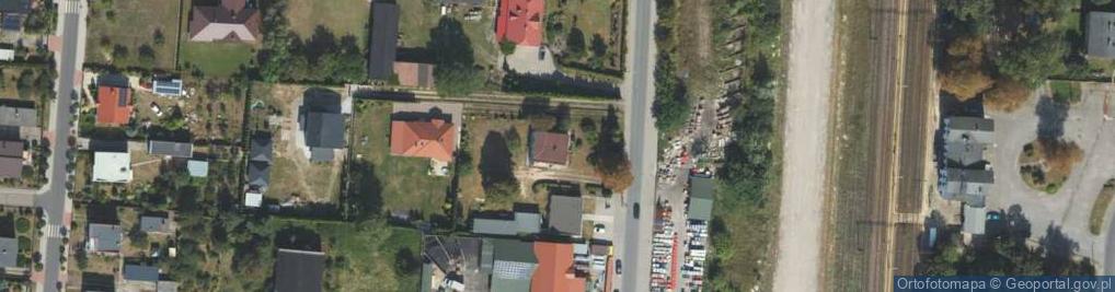 Zdjęcie satelitarne Wiejska ul.