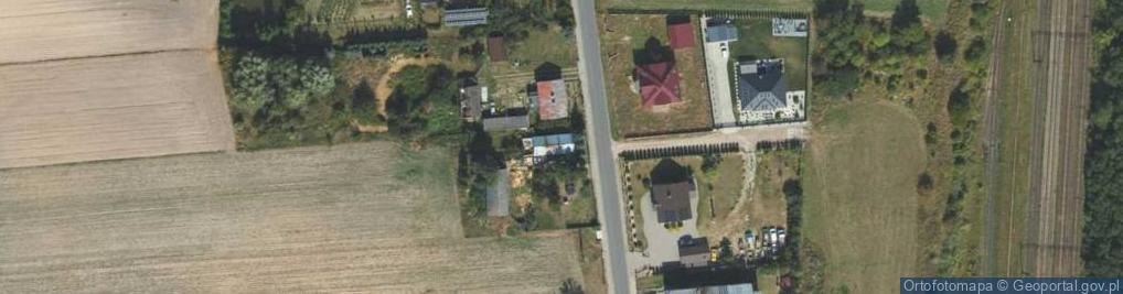 Zdjęcie satelitarne Wiejska ul.