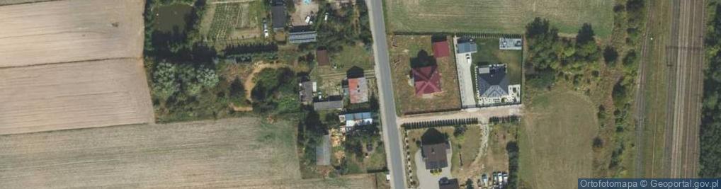 Zdjęcie satelitarne Wiejska ul.