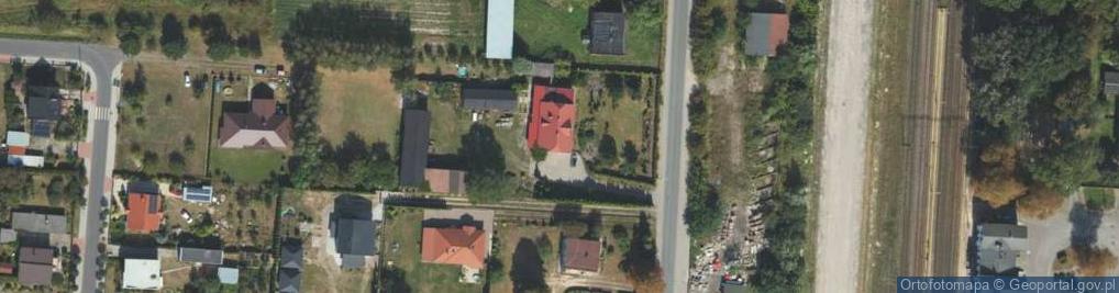Zdjęcie satelitarne Wiejska ul.