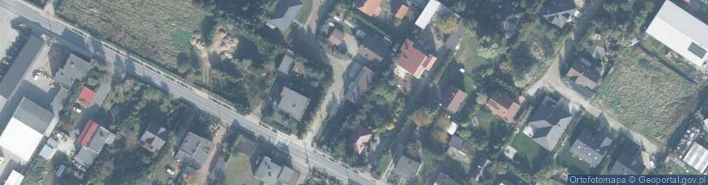 Zdjęcie satelitarne Wiejska ul.