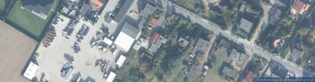 Zdjęcie satelitarne Wiejska ul.