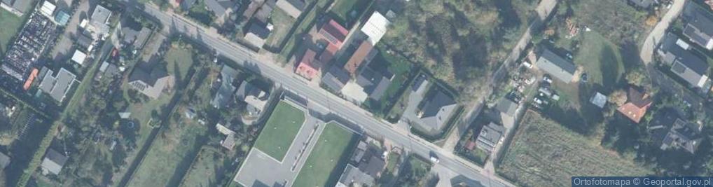 Zdjęcie satelitarne Wiejska ul.