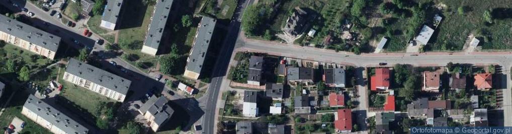 Zdjęcie satelitarne Wiślana ul.