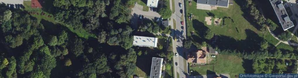Zdjęcie satelitarne Wiejska ul.