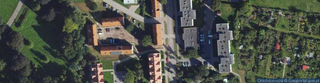 Zdjęcie satelitarne Wiejska ul.
