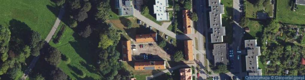 Zdjęcie satelitarne Wiejska ul.