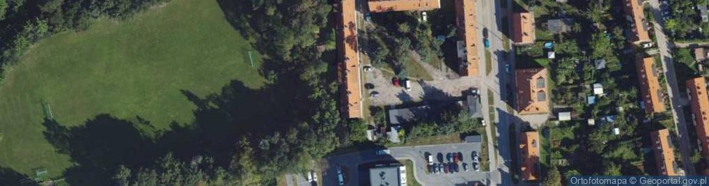 Zdjęcie satelitarne Wiejska ul.