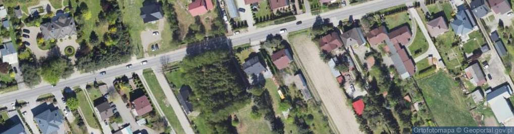 Zdjęcie satelitarne Wiejska ul.