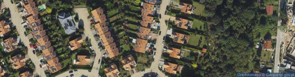 Zdjęcie satelitarne Wichrowe Wzgórze ul.