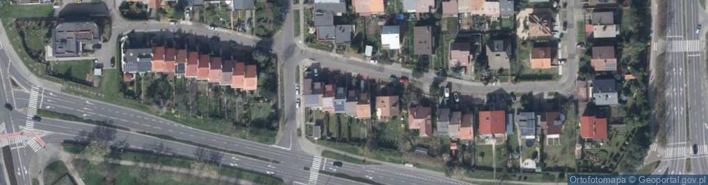 Zdjęcie satelitarne Wioślarska ul.