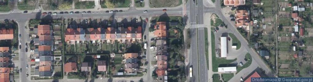 Zdjęcie satelitarne Wioślarska ul.