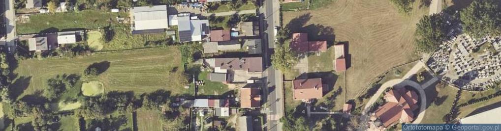 Zdjęcie satelitarne Wiejska ul.