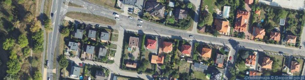 Zdjęcie satelitarne Wiejska ul.