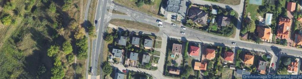 Zdjęcie satelitarne Wiejska ul.