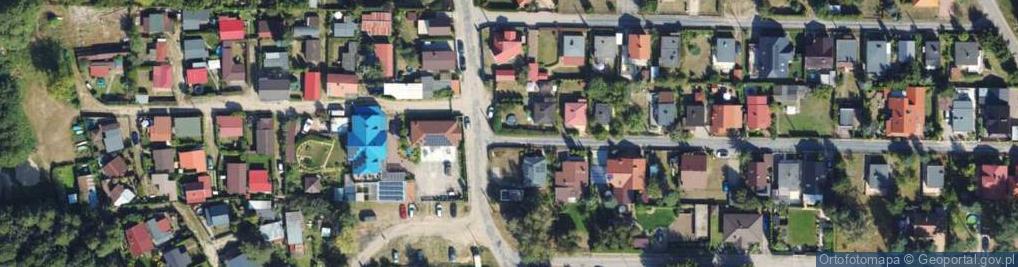 Zdjęcie satelitarne Wiosenna ul.