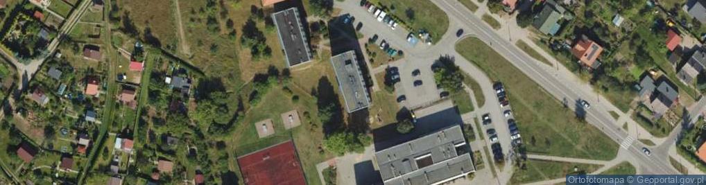 Zdjęcie satelitarne Wiejska ul.