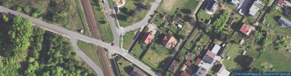 Zdjęcie satelitarne Wiosenna ul.