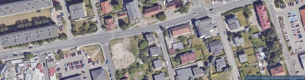 Zdjęcie satelitarne Wiosenna ul.