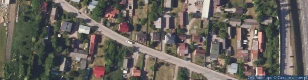 Zdjęcie satelitarne Wiejska ul.