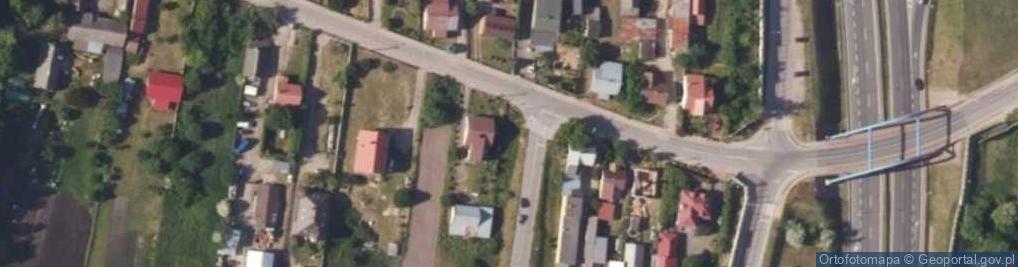 Zdjęcie satelitarne Wiejska ul.