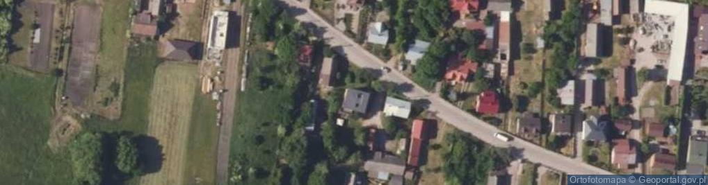 Zdjęcie satelitarne Wiejska ul.