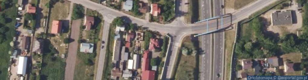 Zdjęcie satelitarne Wiejska ul.