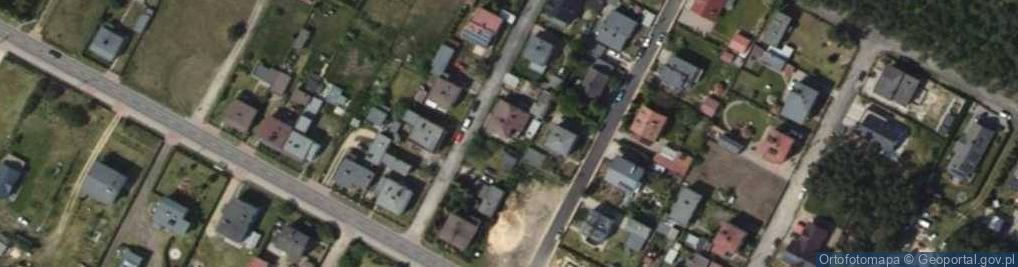Zdjęcie satelitarne Wiejska ul.