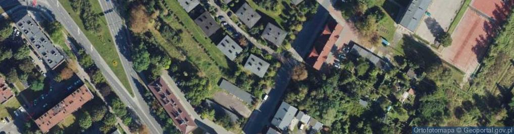Zdjęcie satelitarne Wiosenna ul.