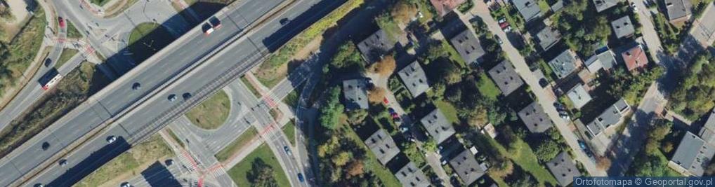 Zdjęcie satelitarne Wiosenna ul.