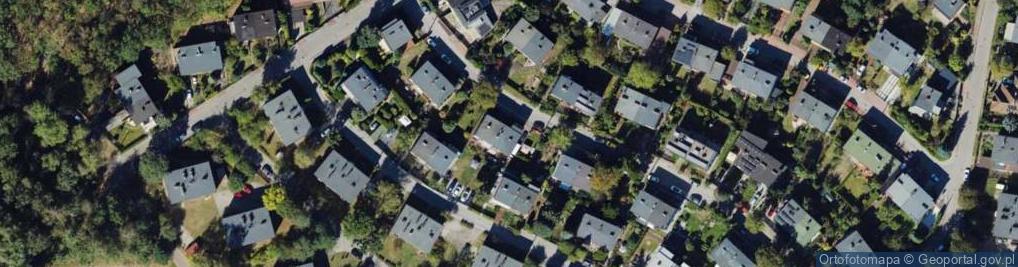Zdjęcie satelitarne Widłaków ul.