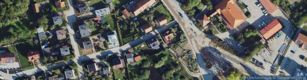 Zdjęcie satelitarne Wiejska ul.
