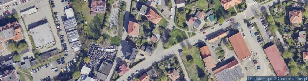 Zdjęcie satelitarne Więźniów Politycznych ul.