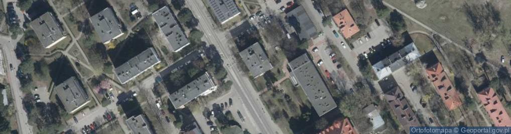 Zdjęcie satelitarne Wilanowska ul.