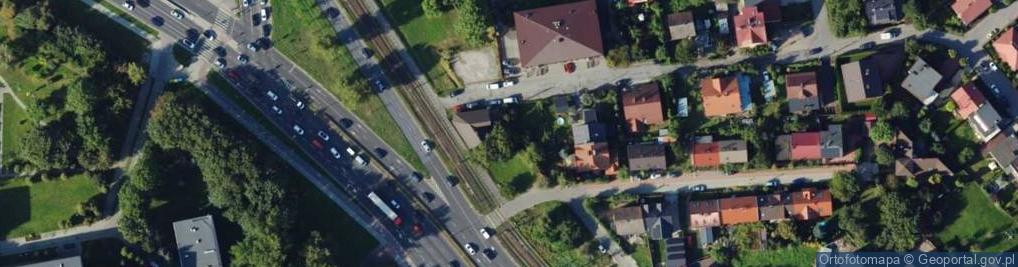 Zdjęcie satelitarne Wielicka ul.