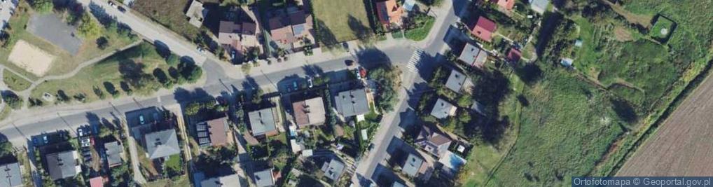 Zdjęcie satelitarne Wiosenna ul.