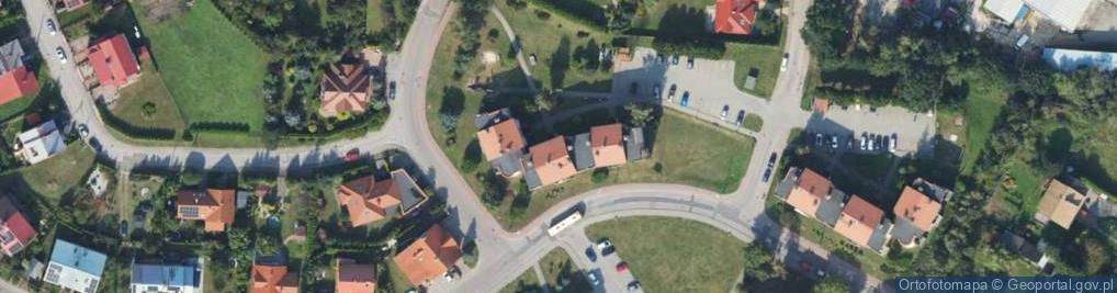 Zdjęcie satelitarne Wiejska ul.
